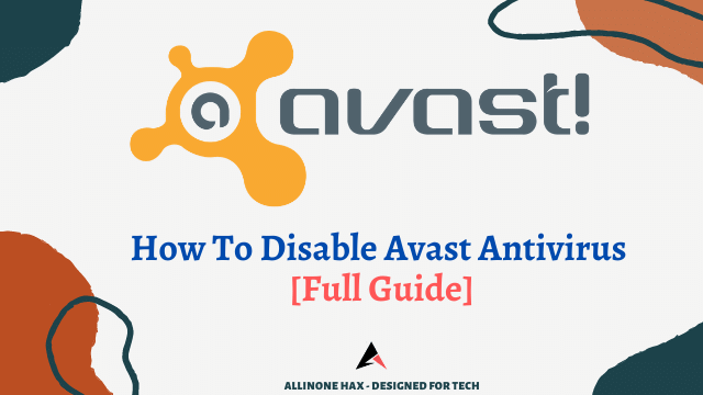 Turn off Avast antivirus